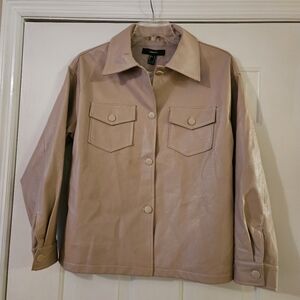 Forever 21 Casual Faux Leather Jacket. Size Large Western Style Pockets.